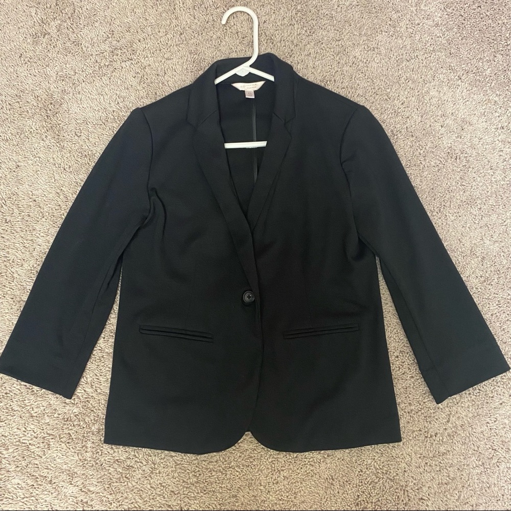 Black suit jacket blazer
